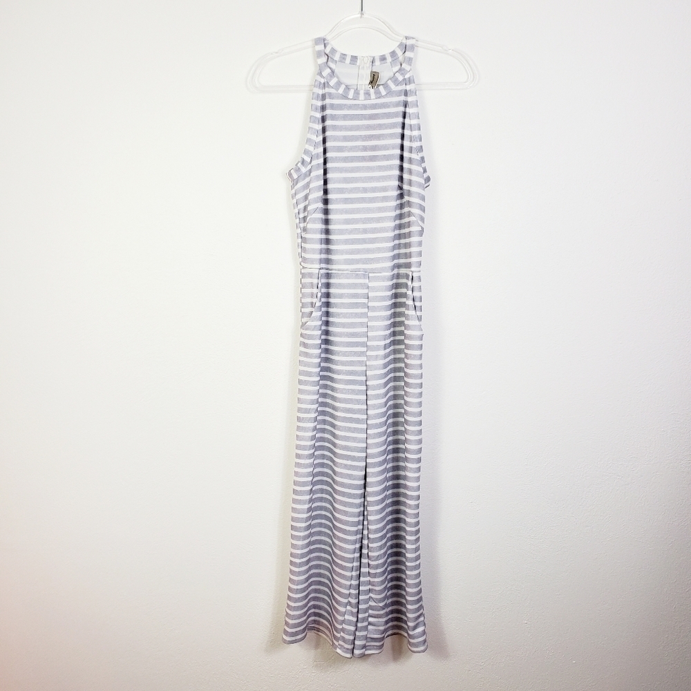 ePRETTY STRIPED SLEEVELESS JUMPER
